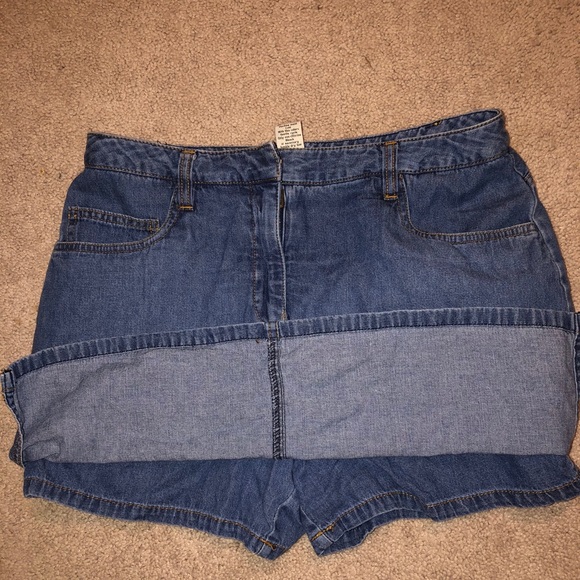 Blue jean skort - Picture 4 of 5